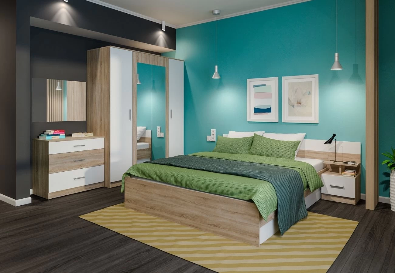 aa1-1300x900 غرفة نوم دولاب 180-سرير160 - Garda - الصورة 1